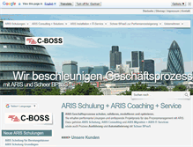 Tablet Screenshot of c-boss.de